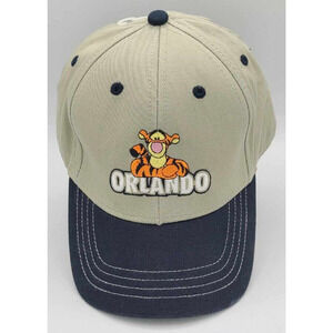 Disney 100% Cotton Cartoon Tiger Orlando Embroidered Baseball Cap. New